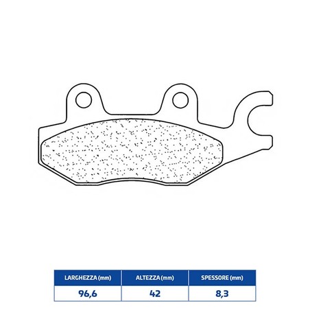 3036SC FRONT BRAKE PAD DX 3036SC Benelli Caff Nero 2008+ CL BRAKES