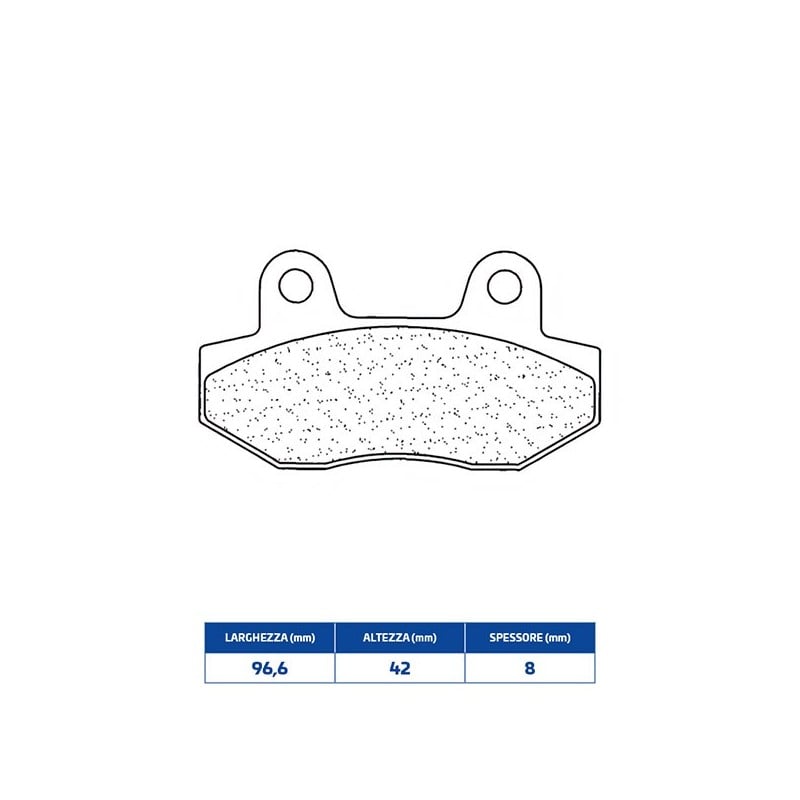 3086MSC FRONT BRAKE PAD DX 3086MSC Benelli Caff Nero 2008+ CL BRAKES