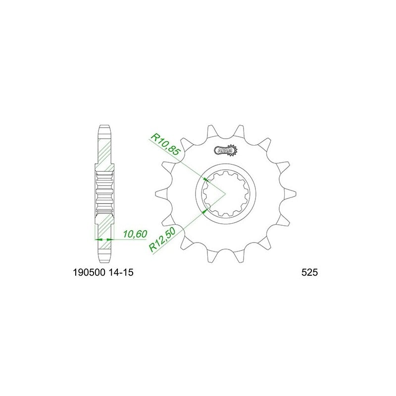 21606:14 Benelli BN 302 Tornado 2015+ AFAM