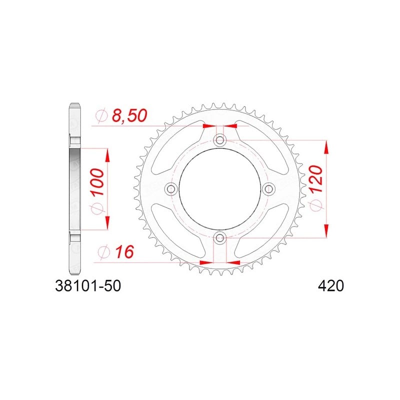 543810150A Betamotor S E2 2009+ AFAM
