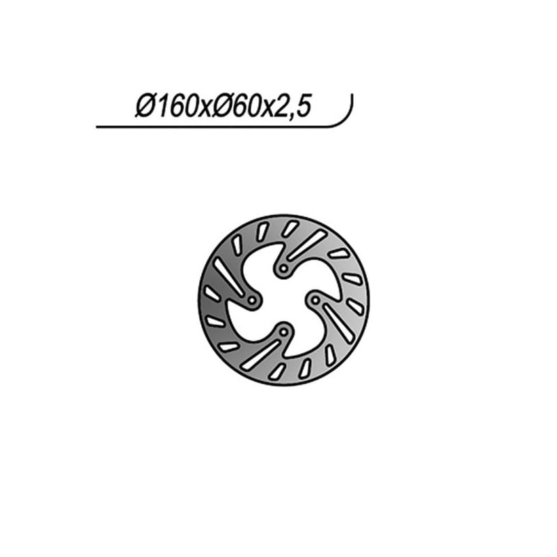 1152 TARCZA HAMULCOWA TYLNA Betamotor REV Racing 4T 2007+ NG
