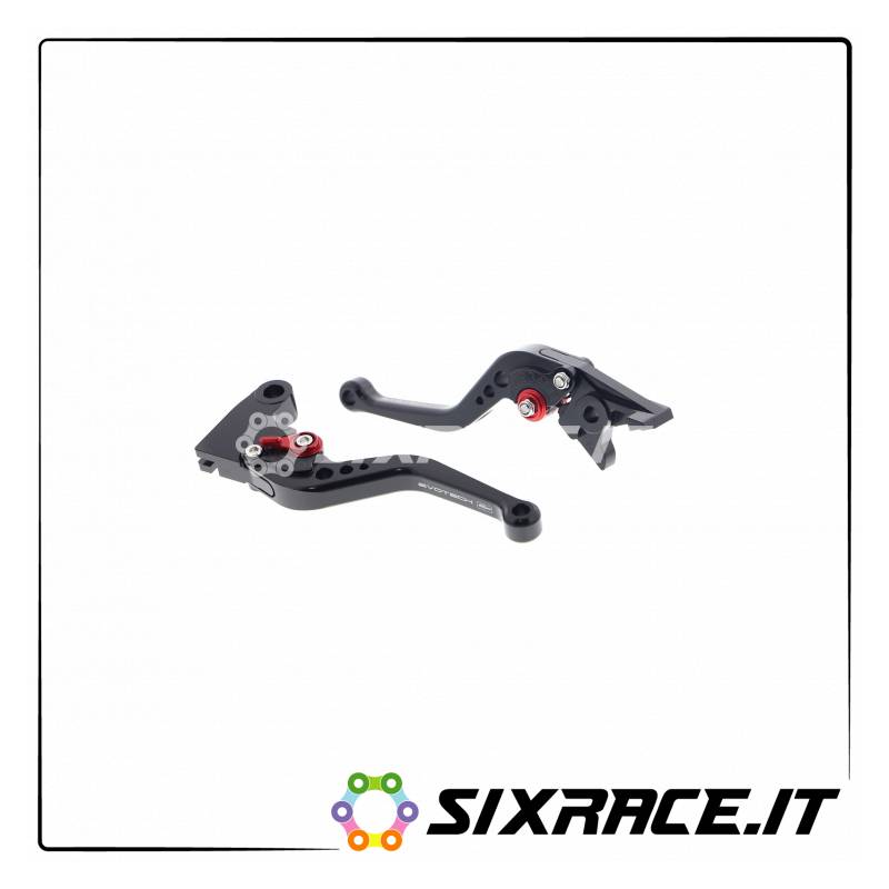 PRN002446-002449-07 - Triumph Street Triple set leve freno frizione corte 2008 - 2016 - 