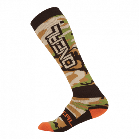 Chaussettes PRO MX WOODS CAMO Noir / Vert