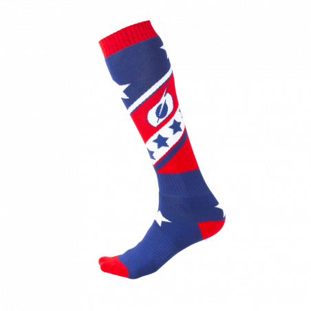 Chaussettes PRO MX STARS rouge / bleu