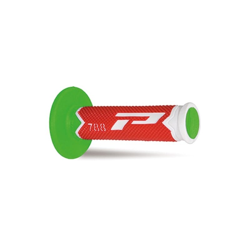 431167 MANOPOLE CROSS PROGRIP 788 TRIPLE DENSITY (COLORE: BIANCO/ROSSO/VERDE)