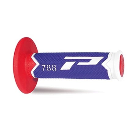 431168 MANOPOLE CROSS PROGRIP 788 TRIPLE DENSITY (COLORE: BIANCO/BLU/ROSSO)