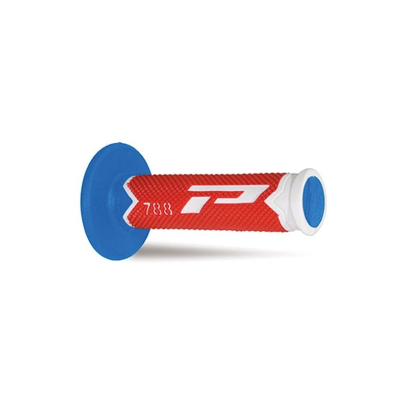 431176 MANOPOLE CROSS PROGRIP 788 TRIPLE DENSITY (COLORE: BIANCO/ROSSO/AZZURRO)