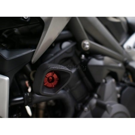 DEFA-063 Antishock frame sliders for Triumph Street Triple 660 S