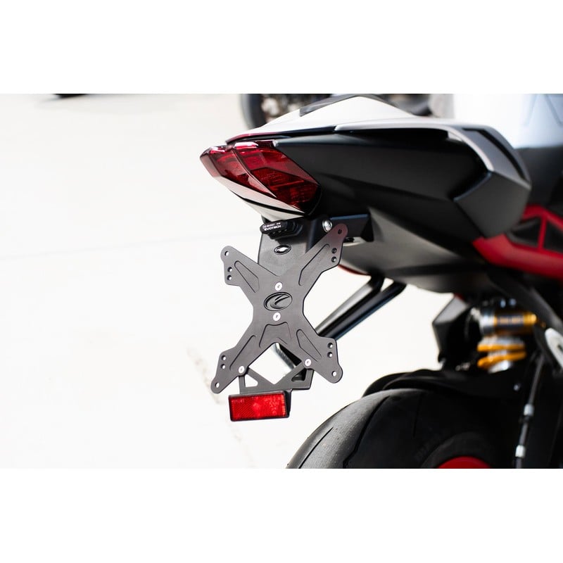 ESTR-0751 Support de plaque Triumph Street Triple R/ S/ RS/ RX 17-26 Premium Version