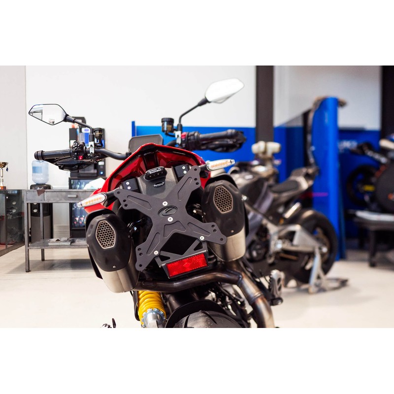 ESTR-0834 Support de plaque Ducati Hypermotard V2 2026