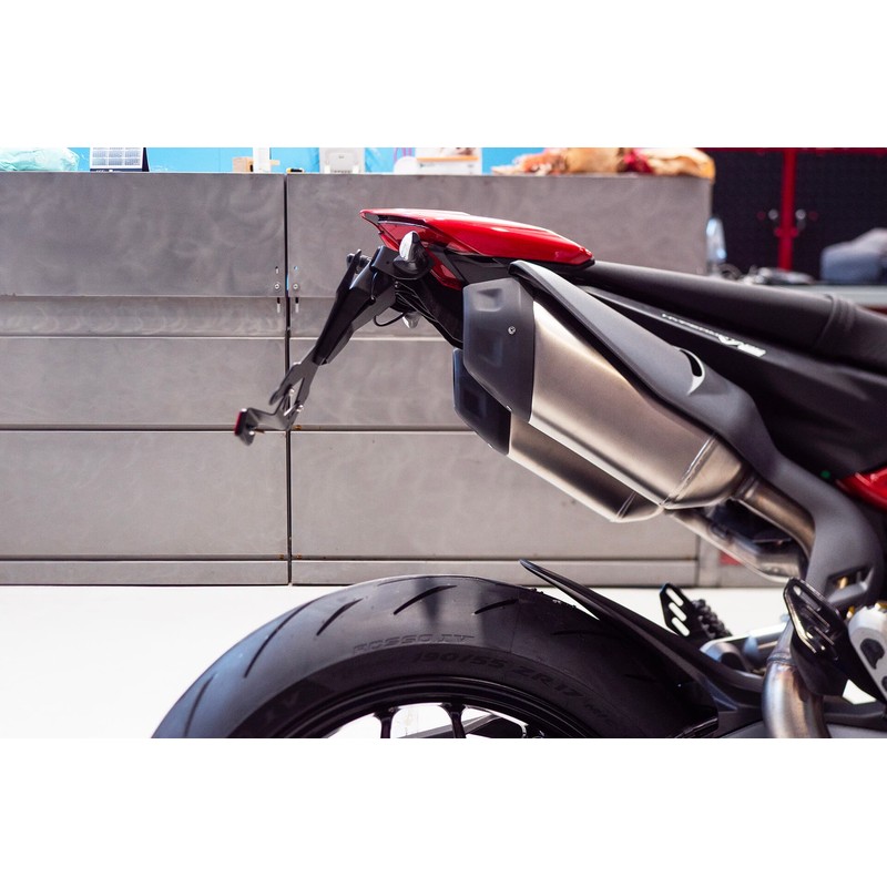 ESTR-0834 Portatarga regolabile Ducati Hypermotard V2 2026