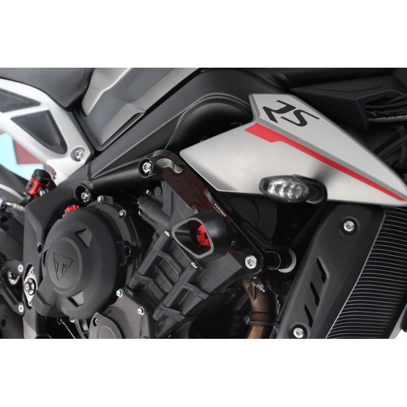STDA-002 No cut anti-shock frame sliders Triumph Street Triple 660 S