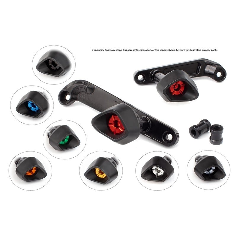 STDA-002 No cut anti-shock frame sliders Triumph Street Triple 660 S