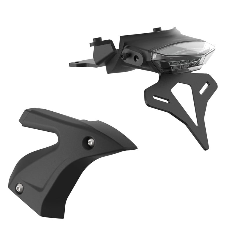 PRN004551-015396-015449-02 Kennzeichenunterstützung Triumph Trident 660 Triple Tribute Edition 2024+