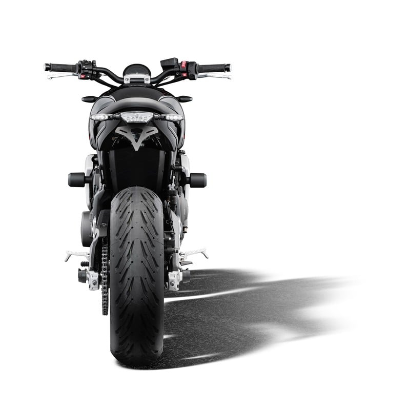 PRN004551-015396-015449-02 Kennzeichenunterstützung Triumph Trident 660 Triple Tribute Edition 2024+