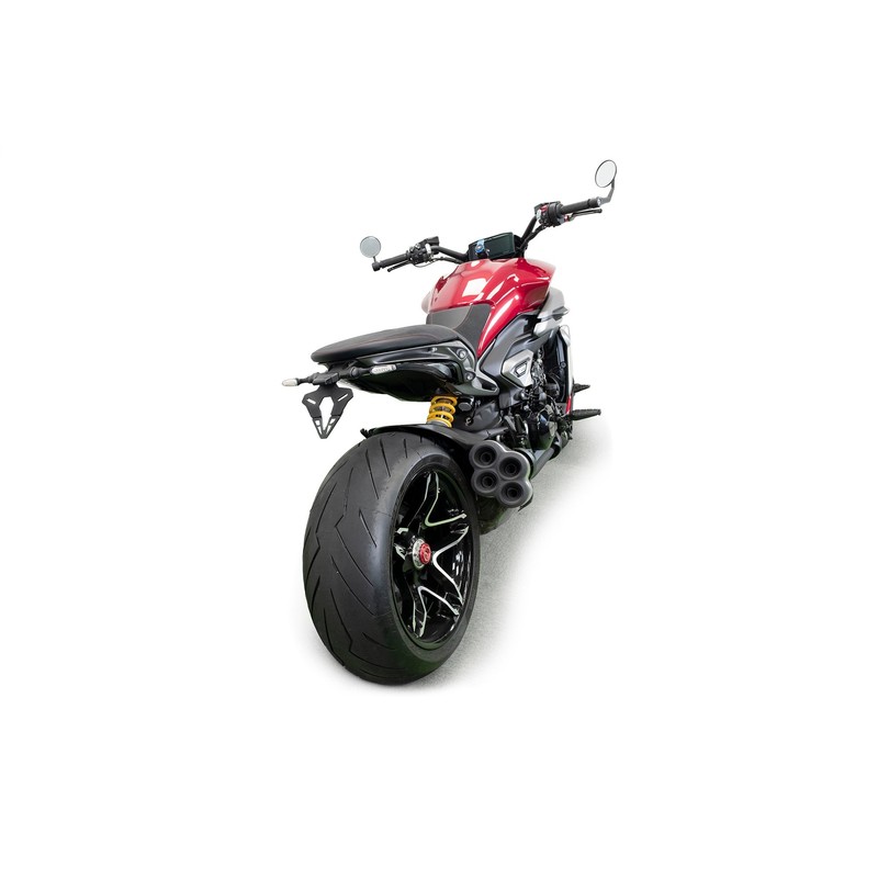 PRN018438-01 Support de plaque d'immatriculation Ducati Xdiavel V4 2025+ Evotech-performance
