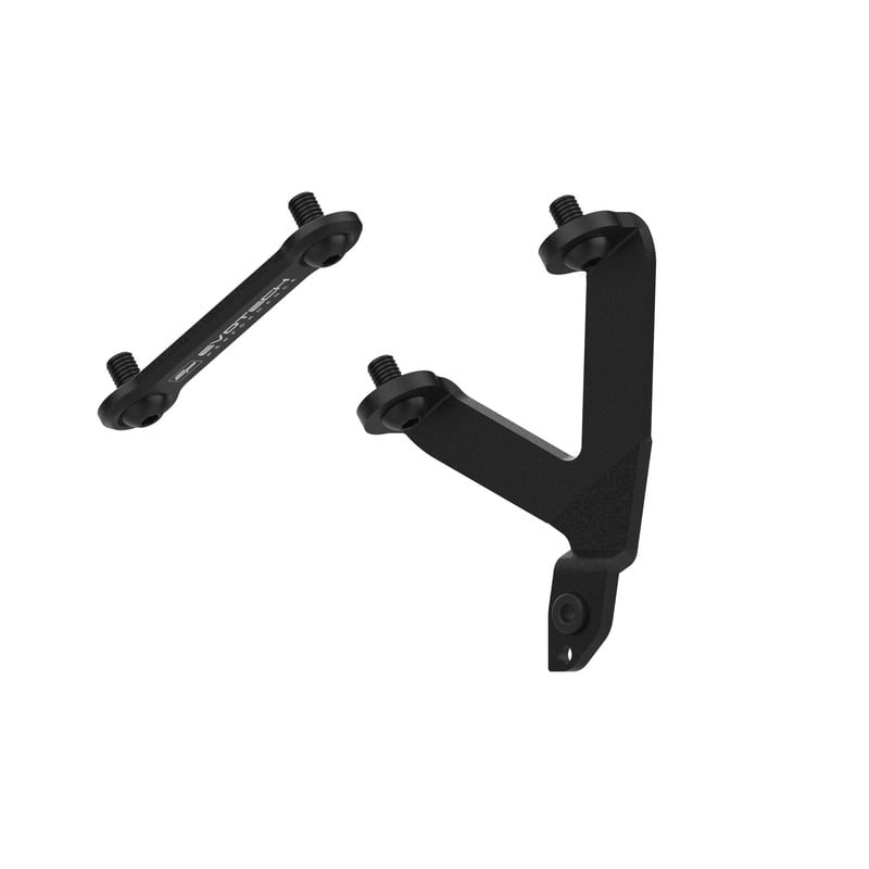 PRN016477-016478-03 Footrest Blanking Plates Kit Suzuki GSX 8 T 2025+ Evotech-performance