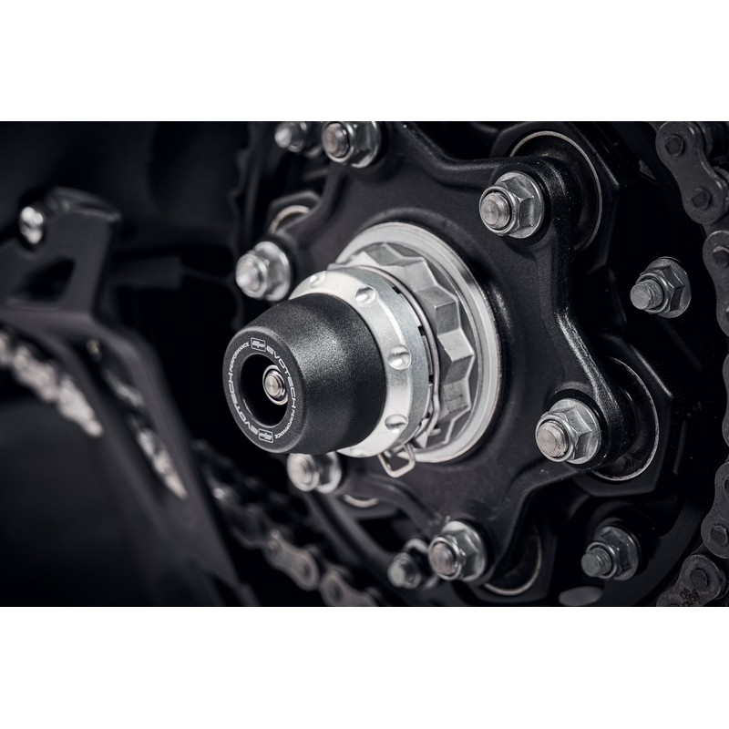 PRN015485-04 Protezioni Forcellone posteriore Triumph Speed Triple RX 2025+ Evotech-performance