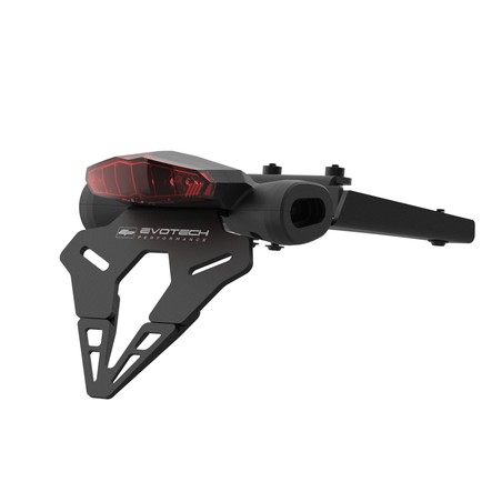 PRN019734-019802-02 Support de plaque d'immatriculation Suzuki DR Z4S 2025+ Evotech-performance