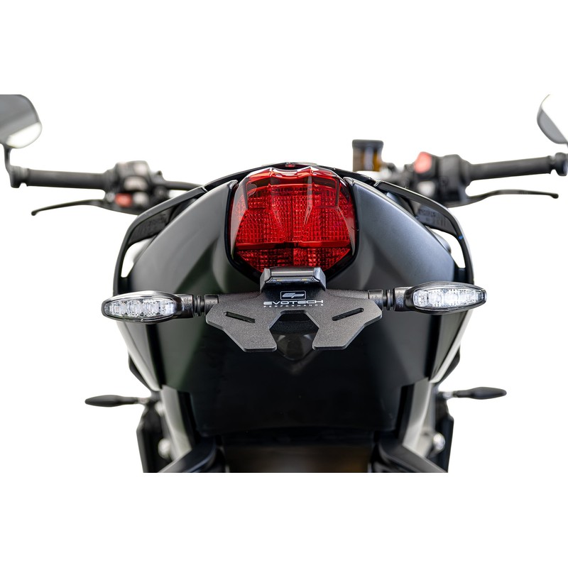 PRN010833-16 Support de plaque d'immatriculation Triumph Street Triple 765 RX 2026+ Evotech-performa