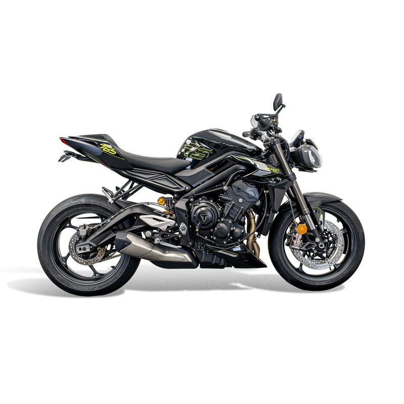 PRN010833-16 Support de plaque d'immatriculation Triumph Street Triple 765 RX 2026+ Evotech-performa