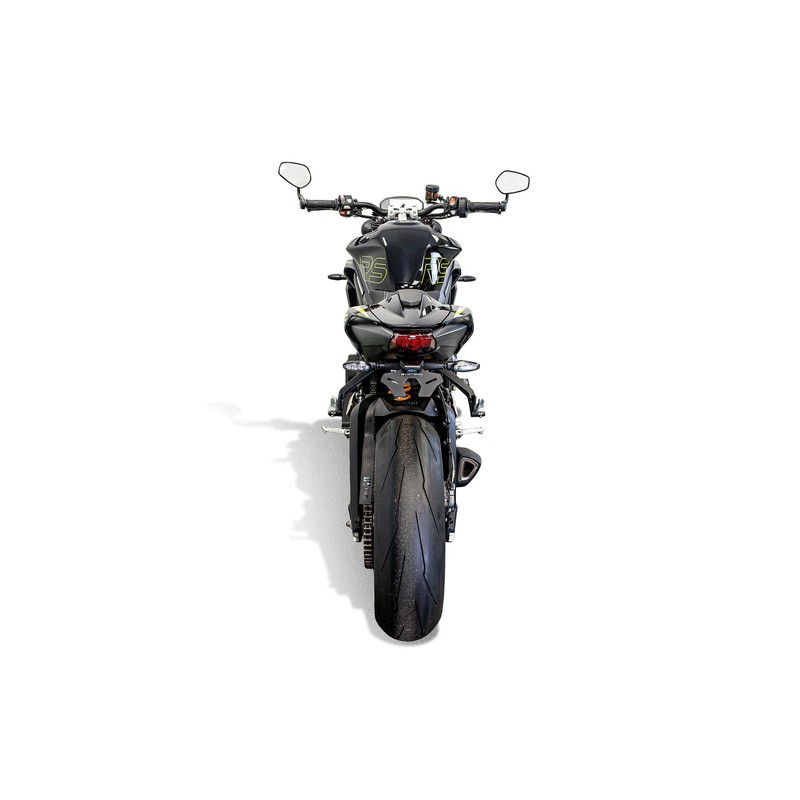 PRN010833-16 Support de plaque d'immatriculation Triumph Street Triple 765 RX 2026+ Evotech-performa