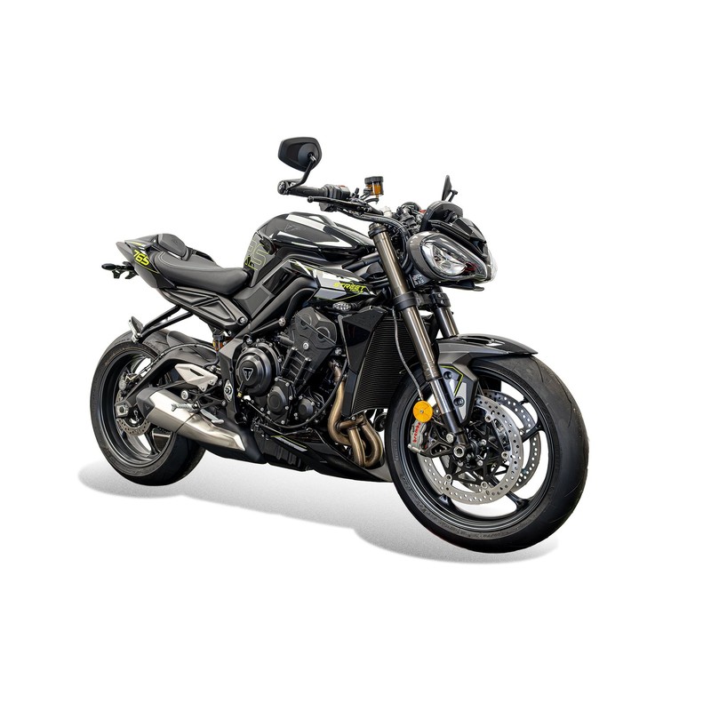PRN010833-16 Support de plaque d'immatriculation Triumph Street Triple 765 RX 2026+ Evotech-performa