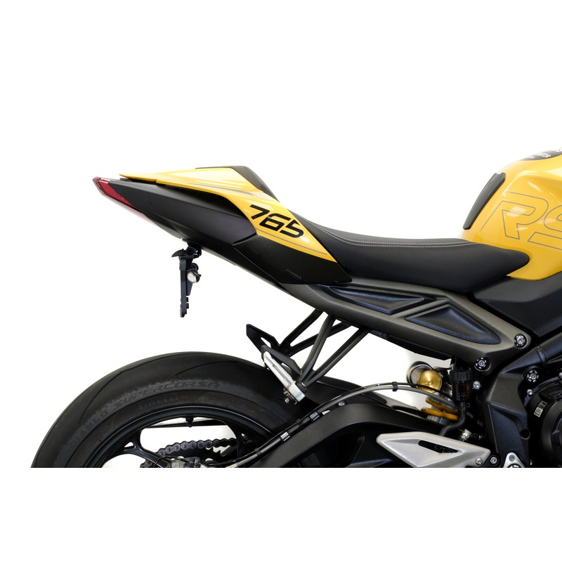 PRN016585-017571-018376-018392-08 Support de plaque d'immatriculation Triumph Street Triple 765 RX 2