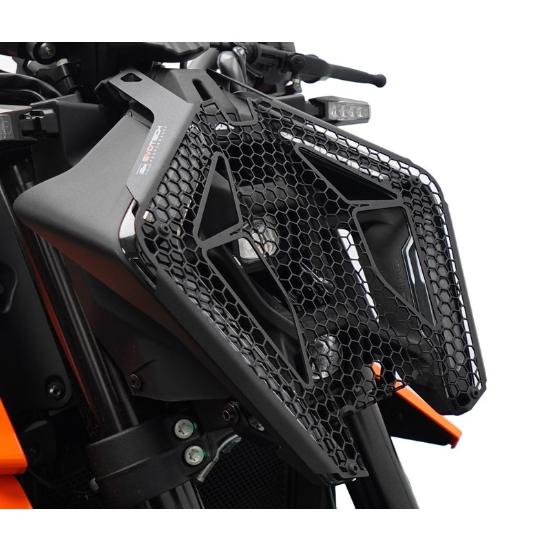 PRN016776-016992-02 Protección de faros Ktm 990 Duke R 2026+ Evotech-performance