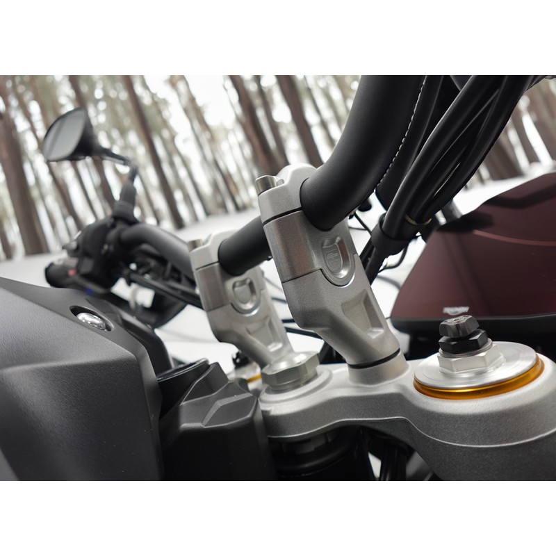 PRN016944-05 Rialzi manubrio Triumph Tiger 900 Desert Edition 2026+ Evotech-performance
