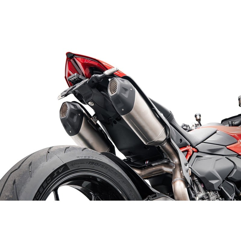 PRN020338-02 Support de plaque d'immatriculation Ducati Hypermotard V2 SP 2026+ Evotech-performance