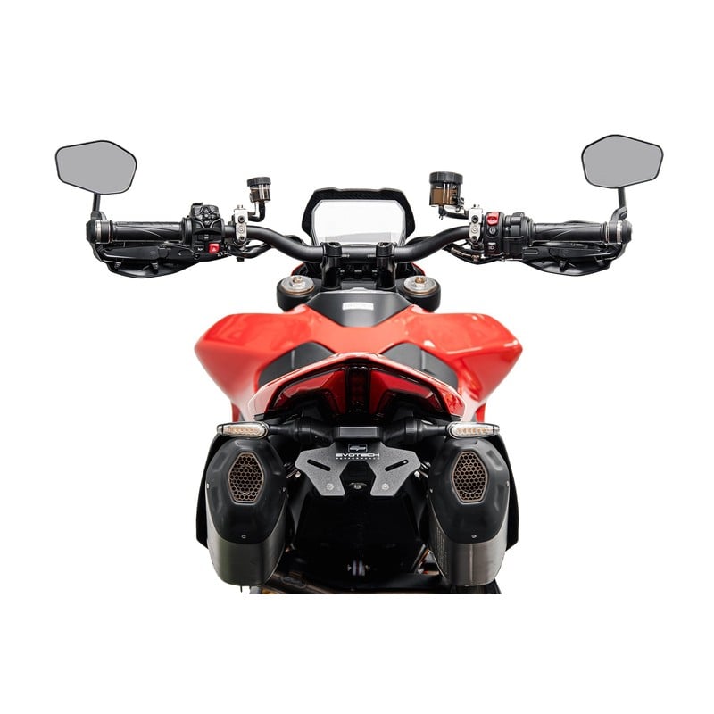 PRN016466-017175-017759-017761-020203-02 Bar End Mirrors Ducati Hypermotard V2 SP 2026+ Evotech-perf