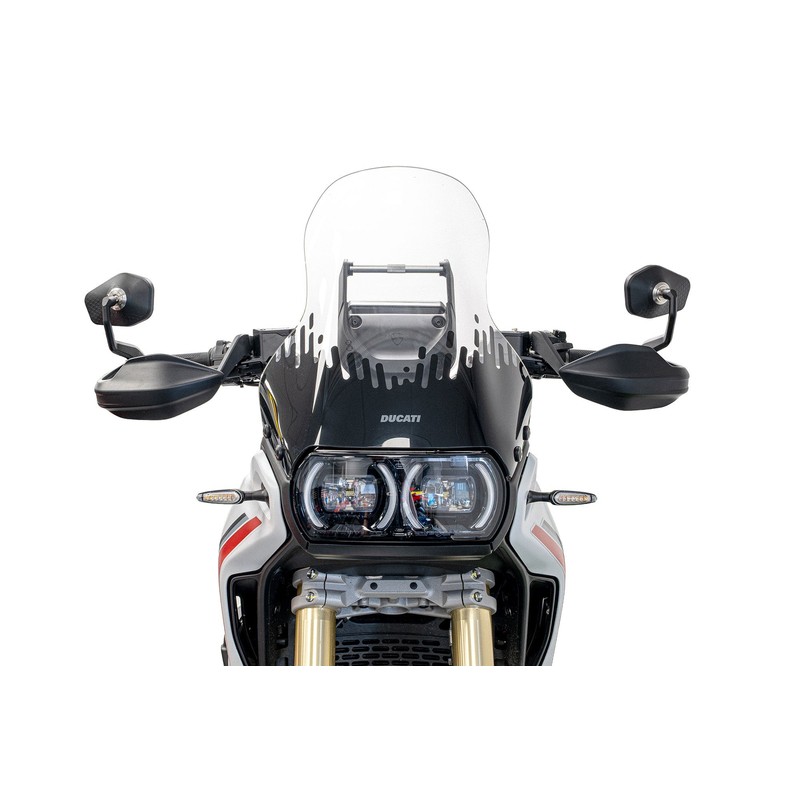 PRN016466-017175-018528-03 Bar End Mirrors Ducati Desertx V2 2026+ Evotech-performance