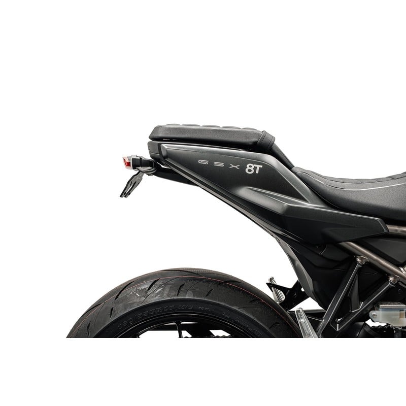 PRN019729-019734-01 Kennzeichenunterstützung Suzuki GSX 8 T 2025+ Evotech-performance