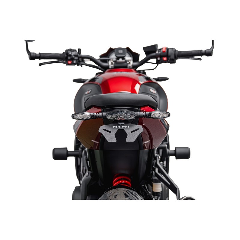PRN019735-020164-02 Support de plaque d'immatriculation Triumph Trident 660 2026+ Evotech-performanc