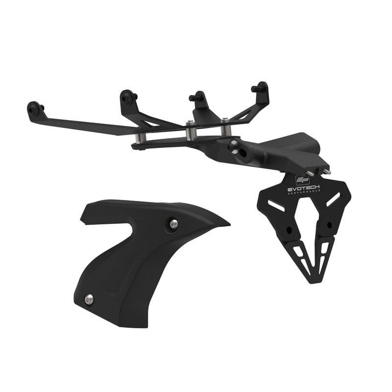 PRN020286-02 Support de plaque d'immatriculation Triumph Trident 660 2026+ Evotech-performance