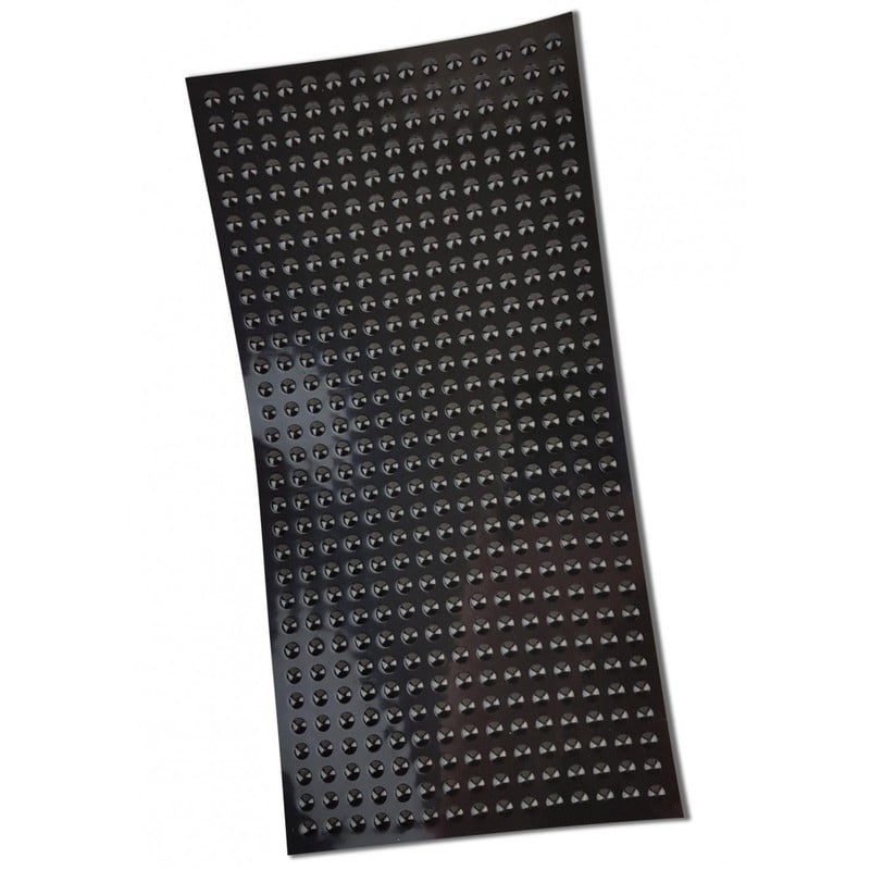 Eazi-Grip tipo 2 x Tank Grip Sheets NERO (305mmx155mm) UNIVERSAL 2X SHEETS (305M - 1