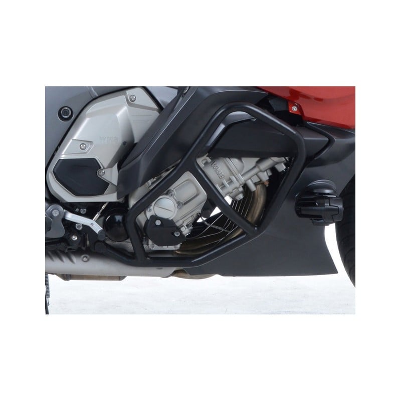 AR0028BK R&G Piastra portapacchi Adventure, Moto Guzzi Stelvio '24-Moto Guzzi Stelvio 2024