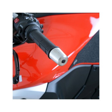 BE0142SS R&G Stabilizzatori / tamponi manubrio acciaio inox, Ducati Streetfighter V4(S) '20- / Stree