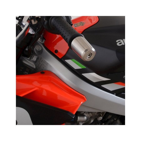BE0157SS R&G Stabilizzatori / tamponi manubrio acciaio inox, Aprilia 660 Tuono '21-Aprilia Tuono 660