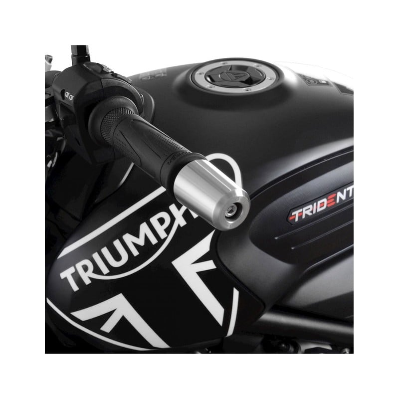 BE0163SS R&G Stabilizzatori / tamponi manubrio acciaio inox, Triumph Trident (660) '21- / Speed Trip
