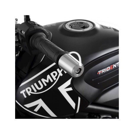 BE0163SS R&G Stabilizzatori / tamponi manubrio acciaio inox, Triumph Trident (660) '21- / Speed Trip