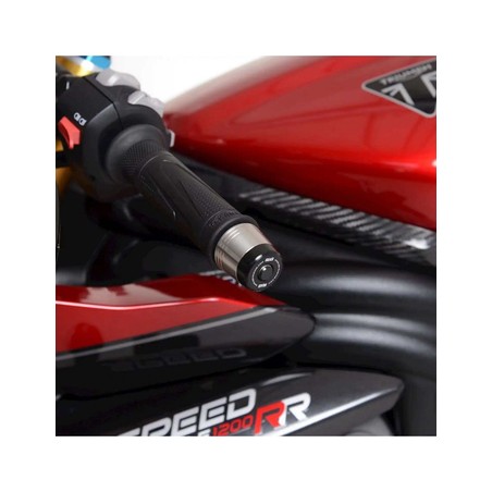 BE0194BK R&G Stabilizzatori / tamponi manubrio, Triumph Speed TripleTriumph Speed RR 1200 Triple 202