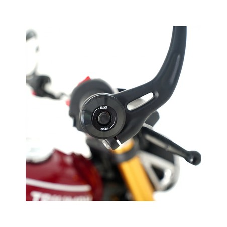 BE0218BK R&G Stabilizzatori / tamponi manubrio, Triumph Speed 400 '24- (compatibile con spechi bar-e
