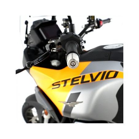 BE0228SS R&G Stabilizzatori / tamponi manubrio acciaio inox, Moto Guzzi Stelvio '24-Moto Guzzi Stelv