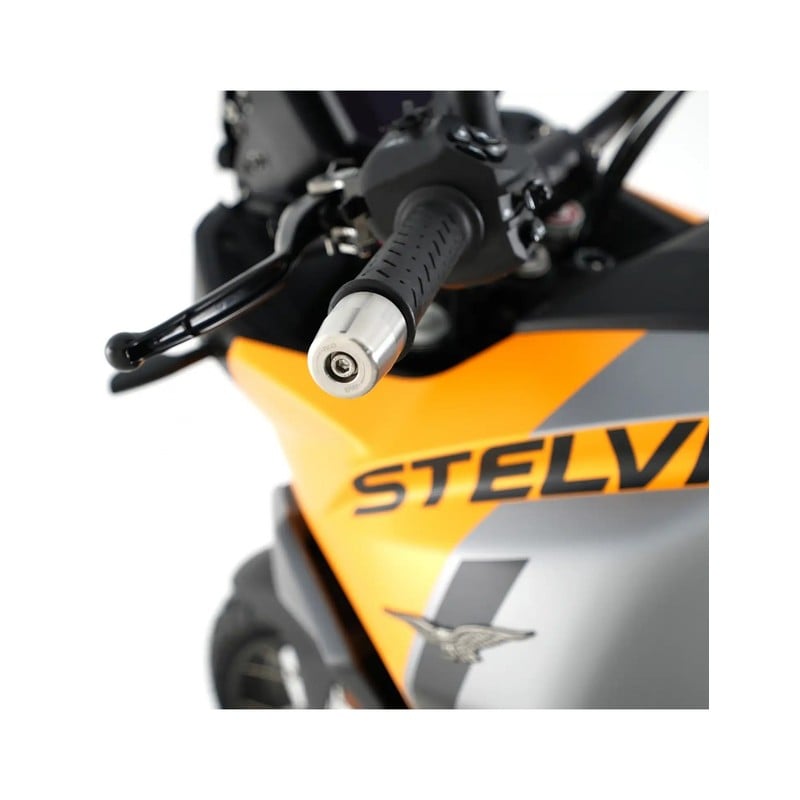 BE0228SS R&G Stabilizzatori / tamponi manubrio acciaio inox, Moto Guzzi Stelvio '24-Moto Guzzi Stelv
