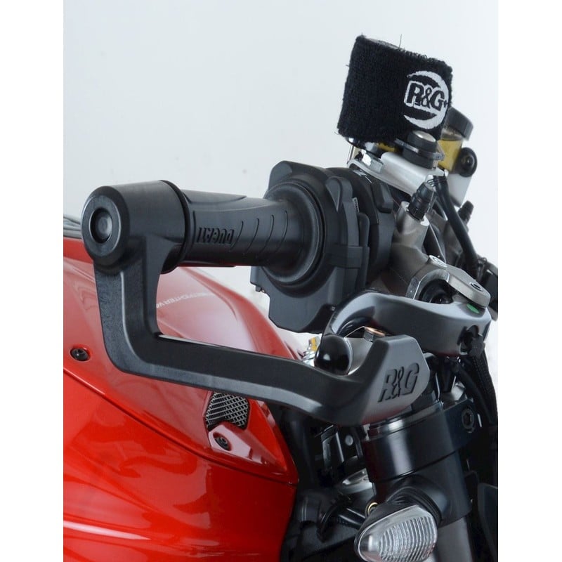BLG0004RE R&G Protezione leva freno, rosso, R&G logo, 675 Daytona '06-, Ducati Desert Sled '18-, Suz