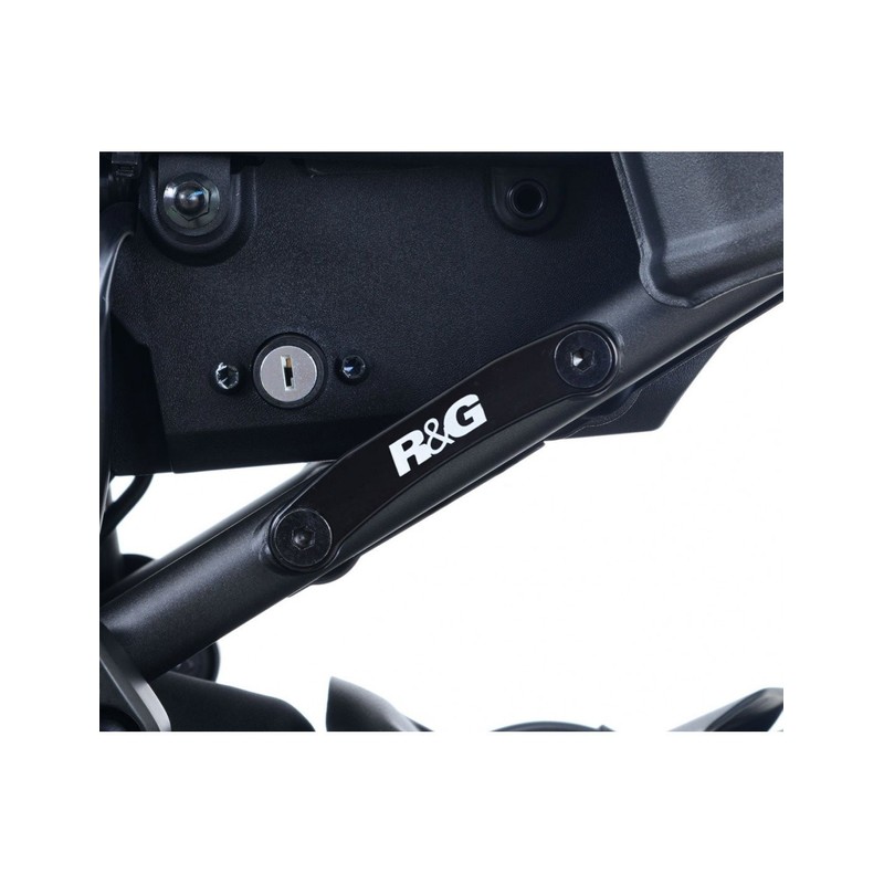 BLG0015BK R&G Protezione leva freno, nero, R&G logo, KTM 390 Adv '20-, RC390 '17-, RC125 '17- (cut g