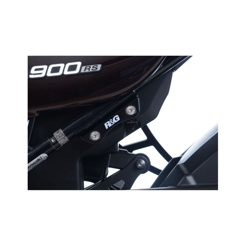 BLP0038BK/LHS R&G Placchette copri fori poggiapiedi posteriori (lato SX), Aprilia V4 Tuono 1100 '11-