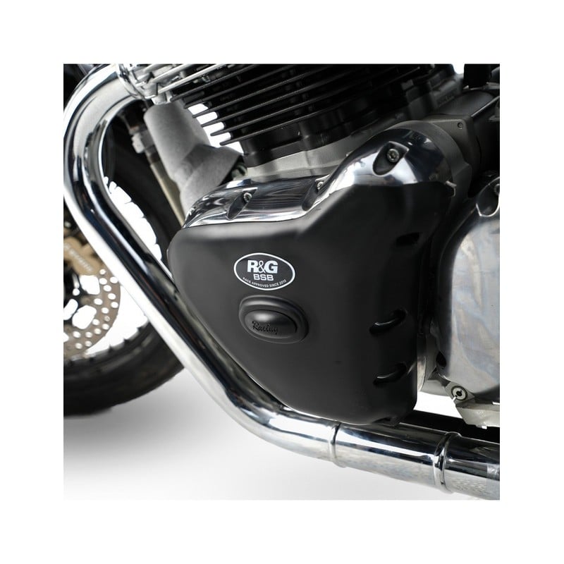 BLP0038BK/LHS R&G Placchette copri fori poggiapiedi posteriori (lato SX), Aprilia V4 Tuono 1100 '11-